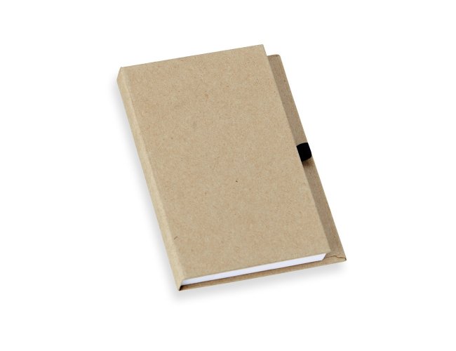 Bloco de Anotações em Kraft com Porta Caneta