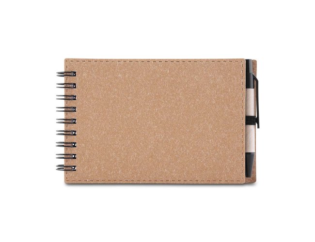 Mini Caderno A6 de anotações com caneta