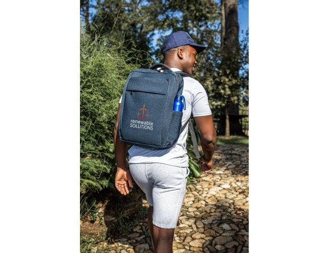 Mochila em poliéster almofadada para notebook 18 L