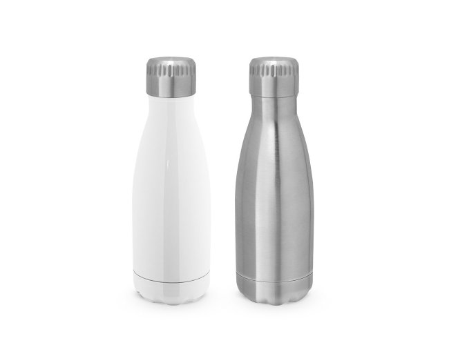Garrafa para sublimação em aço inox com parede dupla, isolada a vácuo 380 mL
