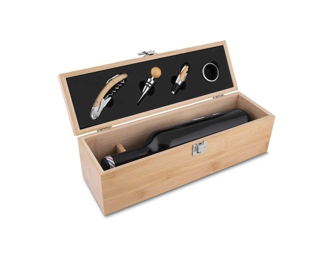 Kit Vinho Bambu 4 Peças
