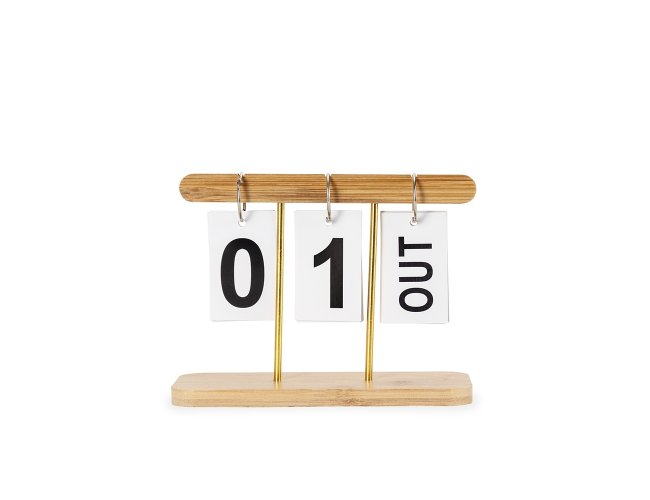 Calendrio Permanente Bambu