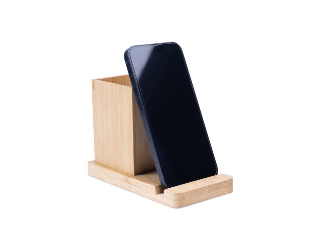 Conjunto de secretária com suporte para celular e copo