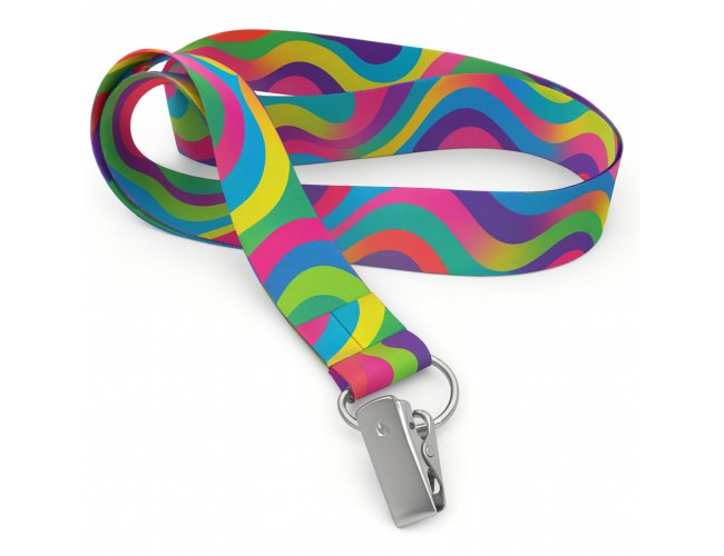 Cord�o Porta Copo com Gancho Met�lico