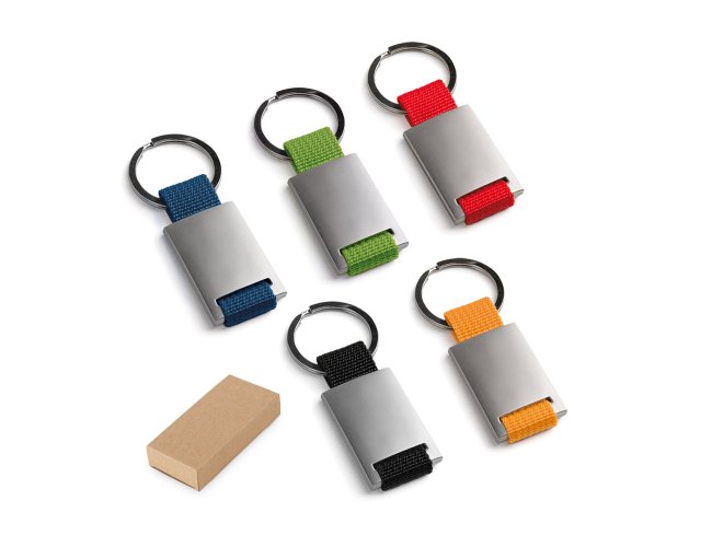 Chaveiros em metal e em webbing