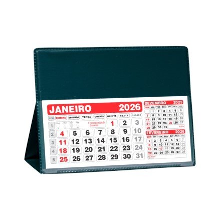 Calendário de Mesa Grande 100 Peças