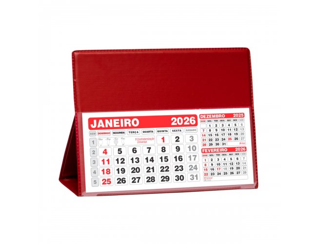 Calendário de Mesa Grande 100 Peças