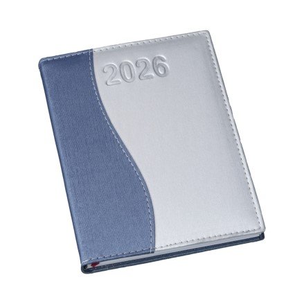 Agenda Metalizada "S" Azul
