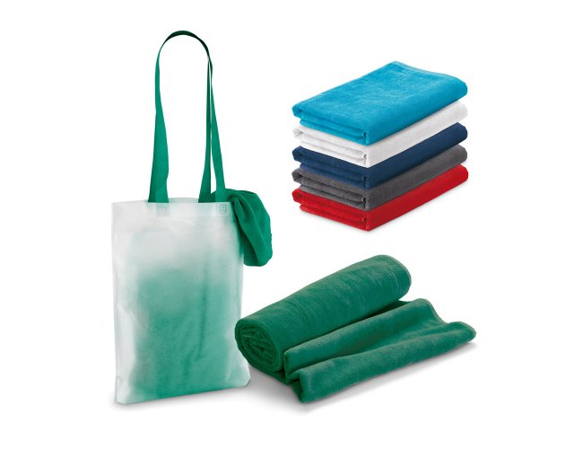 Toalha de praia em veludo de algodão (320 g/m²)