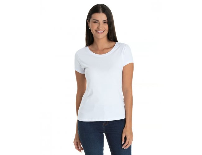 Camiseta de algod�o - Feminina